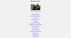 Desktop Screenshot of dwaynesgarage.norcal928.org